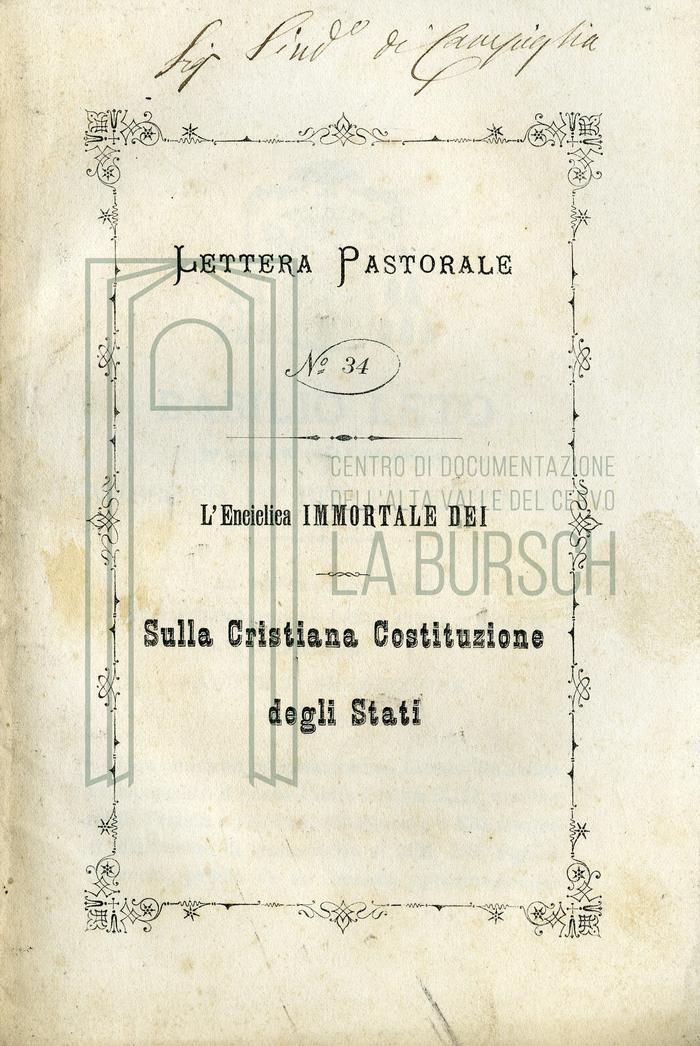 Lettera Pastorale n. 34 del vescovo di Biella, mons. Basilio ...